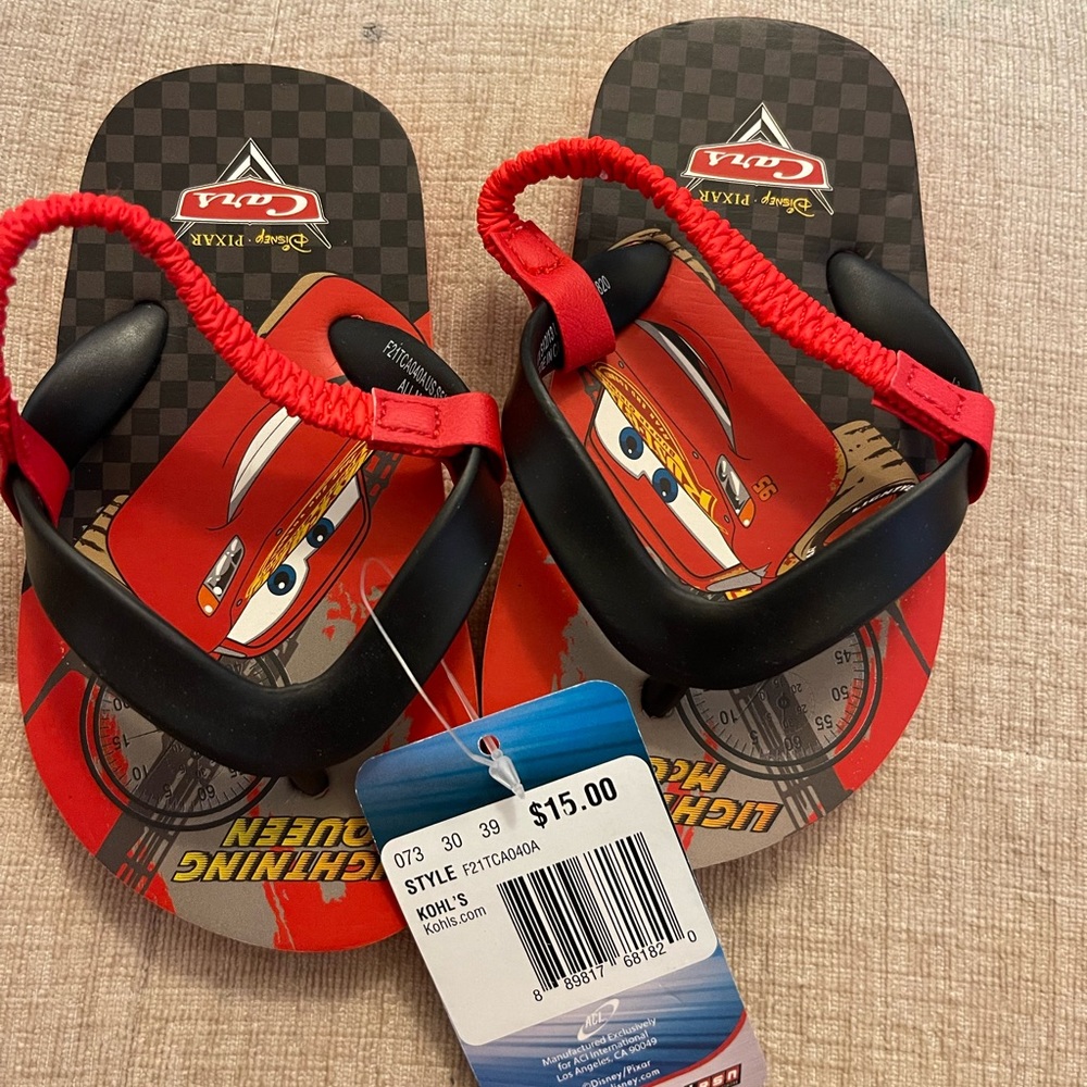 Brand New Disney Pixar Cars Sandals